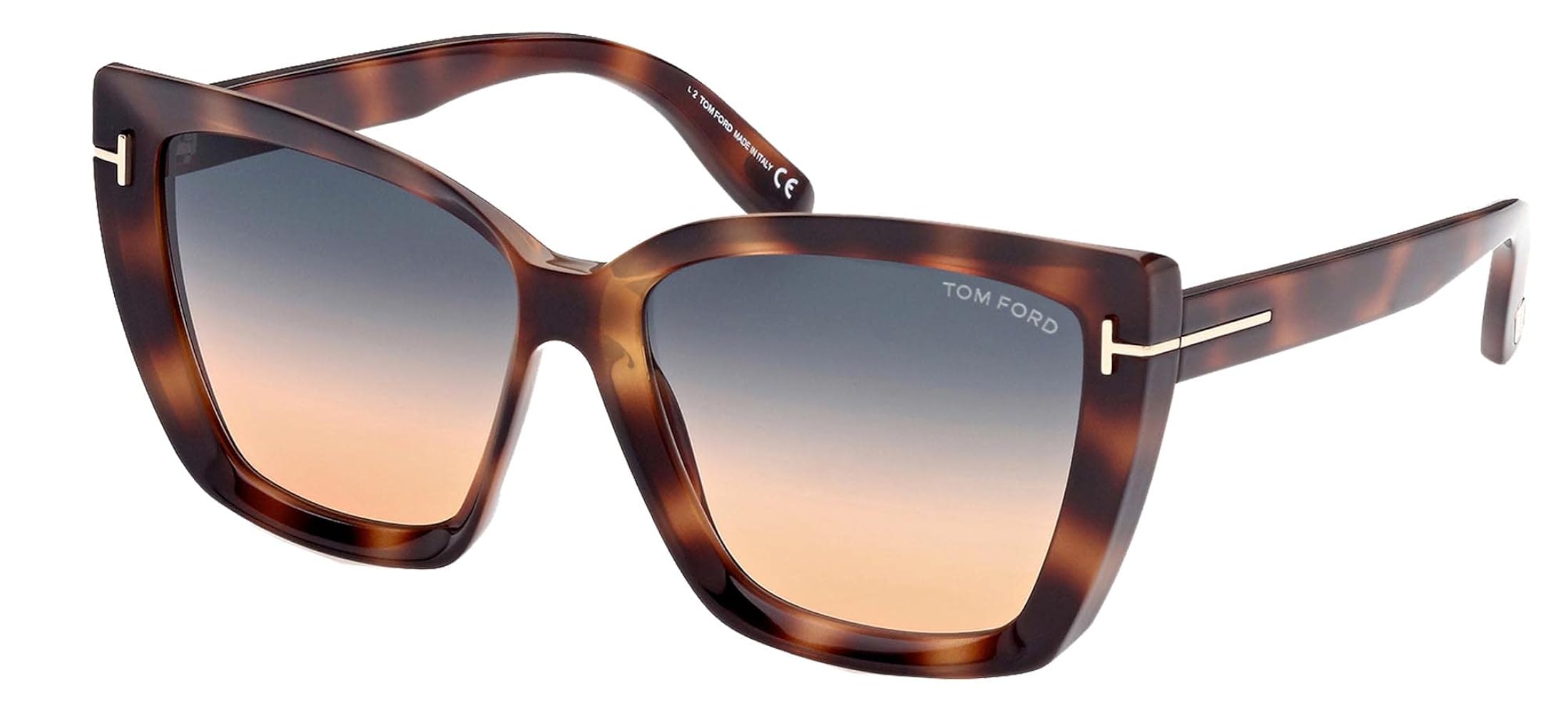 サングラス TOM FORD Tom Ford - FT1191 - 5253E - avana bionda / marrone Tom Ford Sunglasses Ft1191/S 53e In 52e Avana Scura